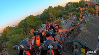 Pony Express Motobike Roller Coaster  Knotts Berry Farm [upl. by Ijan]