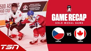 Czechia vs Canada  2023 World Juniors Highlights [upl. by Alfy820]