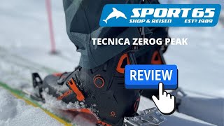 Tecnica ZeroG Peak  Review by Sport65 [upl. by Wey]