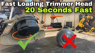 How To Install a Speed Feed Trimmer Head Stihl Trimmer [upl. by Groark]