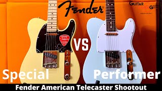 Fender American Performer Telecaster VS Fender American Special Telecaster [upl. by Llemhar]