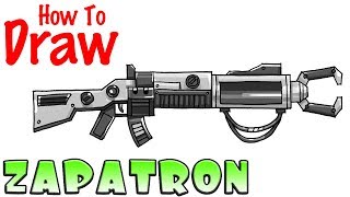 How to Draw the Zapatron  Fortnite [upl. by Sitoeht]