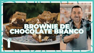 Brownie de Chocolate Branco [upl. by Bucella]