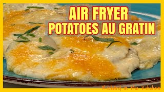 AIR FRYER POTATOES AU GRATIN  Richard in the kitchen [upl. by Ymot353]