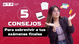 5 CONSEJOS PARA SOBREVIVIR A TUS EXÁMENES FINALES [upl. by Rj]