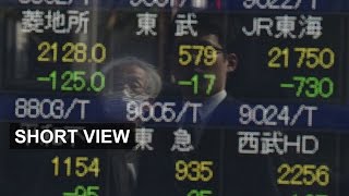 Market shrugs at Japan’s profit plunge  Short View [upl. by Farr]