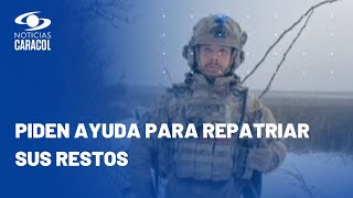 Cuatro exmilitares colombianos cayeron en bombardeos de Rusia en Ucrania [upl. by Arde599]