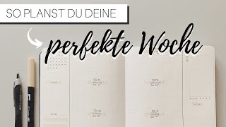 PERFEKTE WOCHENPLANUNG In 7 Schritten Deine Woche richtig planen  Plan with me [upl. by Kristen944]