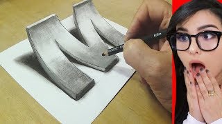 How To Draw 3D ART On Paper [upl. by Nnaylrebmik225]