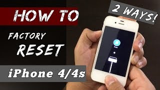 HOW to Hard Reset iPhone 44S Works in 2021 [upl. by Ensign631]