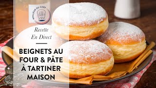 Recette Facile en direct  Beignets au Four et Pâte à Tartiner maison [upl. by Rowan]