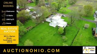 Real Estate Auction  Cardington OH  Country Home on 2 Acres [upl. by Yrrej]