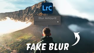 Add Lens Blur in Lightroom  INCREDIBLE New Feature Lightroom  Lightroom Classic 2024 [upl. by Akerdnuhs]