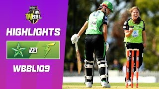 Melbourne Stars v Sydney Thunder  WBBL09 [upl. by Adnana]