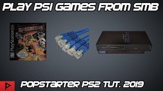 Play PS1 Games From PS2 SMB Using Popstarter and OPL Tutorial 2019 [upl. by Behre]