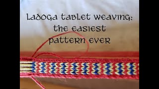 Weave Along with Elewys Ep 28 Ladoga Tablet Weavingthe Easiest Pattern Ever [upl. by Koralie]