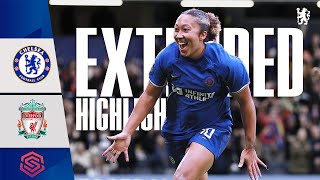 Chelsea Women 51 Liverpool Women  HATTRICK for James  HIGHLIGHTS amp MATCH REACTION  WSL 202324 [upl. by Gage]