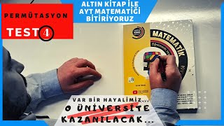 Permütasyon 4 Miray Yayınları AYT Soru Bankası Çözümleri [upl. by Quillan]