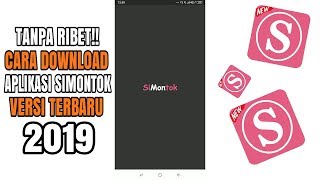 Cara download aplikasi simontok versi terbaru 2019 [upl. by Laban]