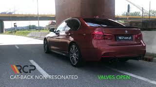 BMW 320i F30 LCI  RCP Exhausts  CatBack Exhaust [upl. by Ahsiemat]