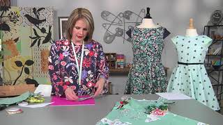 Learn how add cap sleeves to any top or dress on It’s Sew Easy with Caroline Critchfield 17052 [upl. by Qahsi]