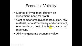 Lecture 5 Business Model Viability [upl. by Eibbor]