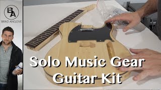 The Guitar Kit from Solo Music Gear  Unboxing and Intro Part 1 [upl. by Aisad246]