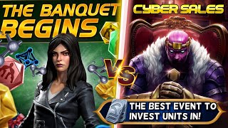 Banquet Event Vs Cyberweek  Unit Investment 2024 Events Comparison  Marvel Contest of Champions [upl. by Nysa]