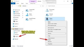 How to Show Hide Add or Remove a Folder From Libraries in Windows 10 [upl. by Rema]