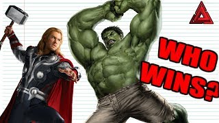 EVERY Thor VS Hulk Fight EVER [upl. by Bernetta]