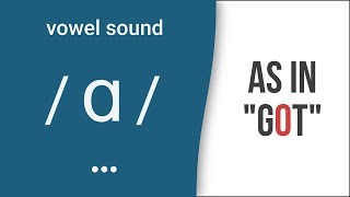 Vowel Sound  ɑ  as in quotgotquot American English Pronunciation [upl. by Othilia]