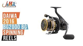 Daiwa 2016 BG2000 BG Spinning Reels  JampH Tackle [upl. by Hoban39]