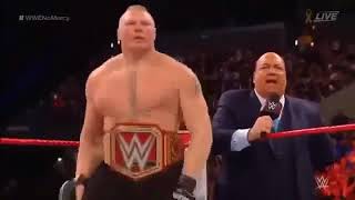 Brock Lesnar Vs Braun Strowman Full Match HD [upl. by Aihseuqal154]