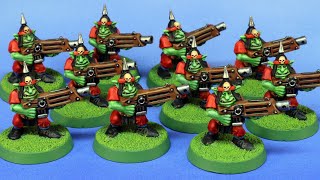 Retro Warhammer painting Gretchin Goffs [upl. by Emelen]