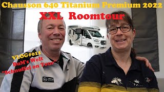 Chausson 640 Titanium Premium 2022  XXL Roomtour [upl. by Nnayllek408]