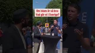 Richard Jomshof SD frågar ut en imam i Sverige [upl. by Renrew]