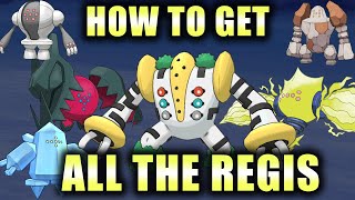 HOW TO GET ALL REGIS IN POKEMON SWORD AND SHIELD CROWN TUNDRA INCLUDING REGIGIGAS [upl. by Ivad11]