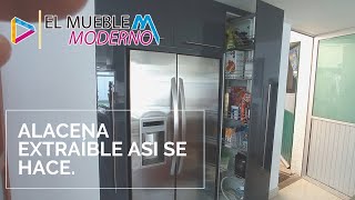 MUEBLE EXTRAÍBLE PARA COCINA instalación del Herraje PASO A PASO ElMuebleModerno [upl. by Heiney173]