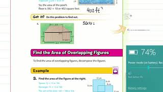 6th Grade Math Chapter 9 Lesson 6 Area of Composite Figures [upl. by Kurtzig213]