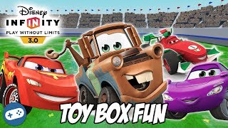 Cars Disney Infinity Toy Box Fun Gameplay [upl. by Moriarty]