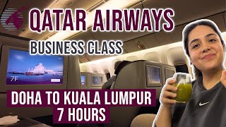 Qatar Airways Business Class Review  DISAPPOINTMENT and REGRET [upl. by Anerok]