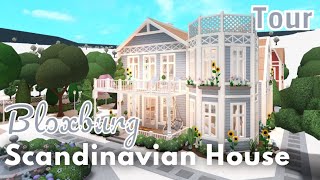 Bloxburg  Scandinavian House Tour 670K [upl. by Othe689]