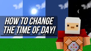 ✔️ Minecraft How To Change The Time of Day Using Command Blocks  Command Block School Tutorial [upl. by Israel]