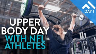 Athletic Upper Body Workout  Athlete Program Pt 2 Day 1 [upl. by Airtap]