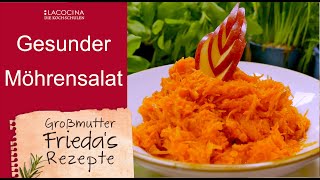 Möhrensalat nach Oma Friedas Rezept  La Cocina [upl. by Aggi]