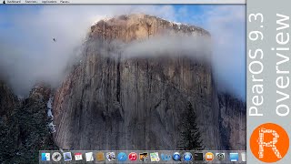 PearOS 93 overview  The pear operating System [upl. by Hashim]