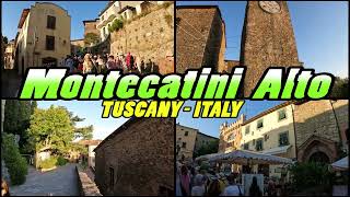 MONTECATINI ALTO walking tour  Tuscany Italy 4k [upl. by Domph]