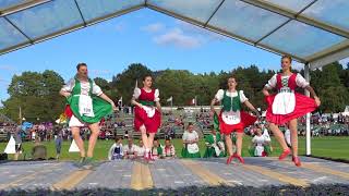 Braemar Gathering 2017  Highland Dancing competitions showing the Hullachan and Irish Jig [upl. by Iatnohs835]