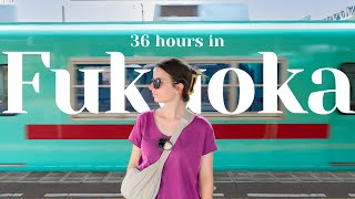 36 hours in Fukuoka  Japan Travel Vlog  🍜 Ramen Cafe Hopping Dazaifu Shrine [upl. by Huskamp]