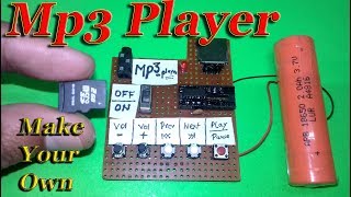 How to Make SD Card Mp3 Player at Home  DIY SD Card Mp3 Player  Homemade Micro Sd Card Mp3 Player [upl. by Kubiak]